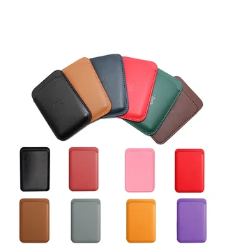 2020 Naujas Prabangus Magsafe Odos Kredito Kortelę Atveju iPhone 12 PRO MAX 12MINI Magsafe Priedai Kelių spalvų