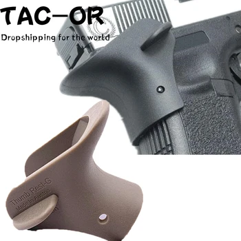 Taktinis 2vnt Black Tan Nykščio Poilsio Medžioklės G-Serijos Pistoletas Glock G19/23 GBB Dropshipping