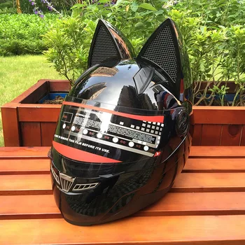 NITRINOS katės ausies motociklo šalmas yra ketverių sezono šalmas