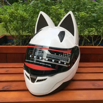 NITRINOS katės ausies motociklo šalmas yra ketverių sezono šalmas