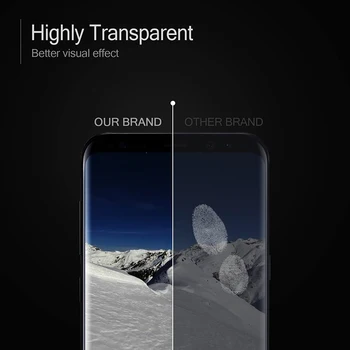 VALAM Visiškai Padengti Grūdinto stiklo Samsung Galaxy Note 8 9 Pastaba Screen Protector 3D Krašto Gynėjas Stiklas 