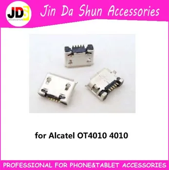 JDS Už Alcatel OT4010 4010 Vodafone 875 V875 Micro USB Įkrovimo Įkrovimo Jungtį Prijunkite Dock Lizdas Uosto Dalys
