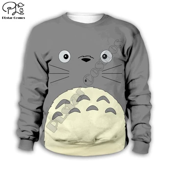 Japonų anime Totoro Vaikams Audinys kūdikių, Vaikų drabužiai 3d hoodies/marškinėlius/berniukas mergaitė palaidinukė Animacinių filmų Karšto Filmas ziajać stilius-4