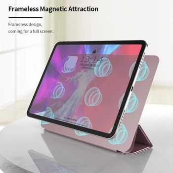 Case For iPad 4 Oro 2020 10.9 Colių Magnetinio Smart Cover iPad Pro 11 2018 2020 Atveju