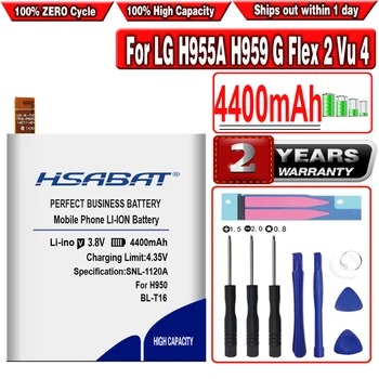 HSABAT BL-T16 4400mAh Baterija LG H955A H959 G Flex 2 Vu 4 Vu4 H950 LS996 H955 US995