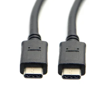 Grįžtamasis Straight & Dešinę Kampu 90 Laipsnių USB-C USB 3.1 C Tipo Male Jungtis C Male Duomenų Kabelis 30cm 1m Macbook