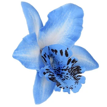 20 vnt 8cm Modeliavimas Tailandas Orchidėja Vadovas (Mėlyna)