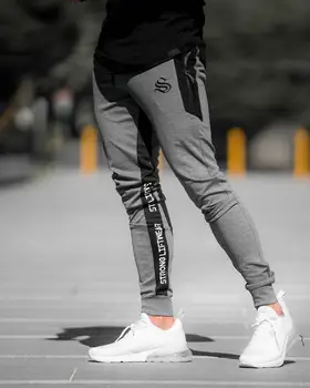 2020 Prekės Sporto Vyrai Veikia Kelnes SALĖ, Kultūrizmo Fitneso Kelnės Mokymo Mens Sportinę Sweatpants Naudotis Kelnes Poilsiu