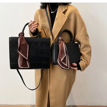Tekstūra prekės dizaineris didelės talpos maišelį moterų's2020autumn ir žiemos naujas mados ponios 