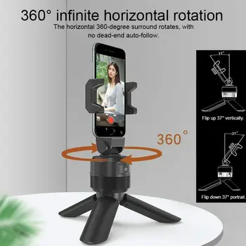 Patobulinta Versija Apai Genie 360° AI Smart Po Šaudymo kardaniniai šarnyrai, Smart Face Recognition Selfie Stick Trikojo Telefono Kamera