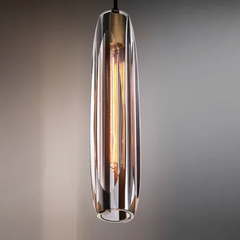 Skaidrus Kristalų LED Valgomasis, Baras Pakabukas Šviesos Šiuolaikinės Mados Žibintus, Namų Kambarį Paprastas Kūrybos DHL Nemokamai