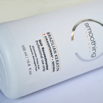 Keratino 500ml 8% formaldehido tiesinti plaukų keratino gydymo ir 300ml valymo šampūnas prieš keratino plaukų gydymas