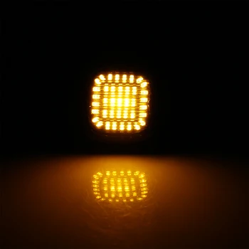 2VNT LED Automobilio Posūkio Signalo Lemputė Skoda Febia Octavia 1 2 Mk1 Mk2 Roomster Greitai NH3 Dinaminis Sparno Pusės Žibintas