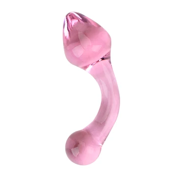 IKOKY Rožinė Kristalų Butt Plug Sekso Žaislas Moterims, Prostatos Masažas Suaugusiems Moterų Masturbacija Stiklinis Analinis Kaištis