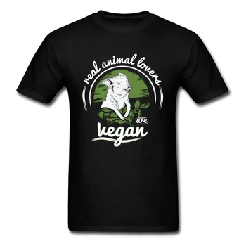 Nekilnojamojo Gyvūnų Mylėtojai Yra Veganai T-shirt Vyrams Marškinėliai Moters Drabužių Vegetaras Viršuje Animacinių filmų Tees Sveiko Gyvenimo Medvilnės Marškinėlius