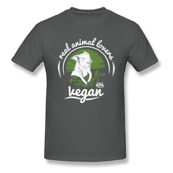 Nekilnojamojo Gyvūnų Mylėtojai Yra Veganai T-shirt Vyrams Marškinėliai Moters Drabužių Vegetaras Viršuje Animacinių filmų Tees Sveiko Gyvenimo Medvilnės Marškinėlius
