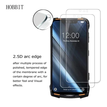 Telefonų Ekrano apsaugos Doogee S90 Aišku, HD Grūdintas Stiklas 9H Ultra plonas Apsaugos nuo Sprogimo apsaugotą Kino 0.3 mm 2,5 D