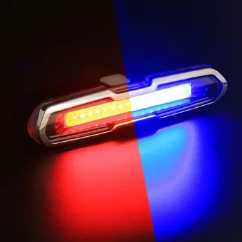 Naujas USB Įkrovimo Priekinis Galinis Dviračio Žibintas Ličio Baterija LED Dviračio užpakalinis žibintas Dviračių Šalmas Šviesos Lempos Mount Dviračių Reikmenys
