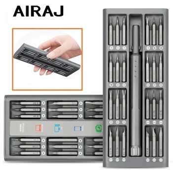 AIRAJ 48-in-1 Multi-funkcija Atsuktuvas Dovanų Rinkinys su Magnetiniu Smart Home Mobiliojo ryšio Telefonu, Planšetiniu kompiuteriu Remontas, Tiksliųjų Įrankių Dalys