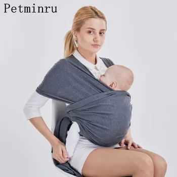 Petminru Baby Carrier, Diržas, Skirtas Naujagimiams Minkštas Kūdikių Wrap Kvėpuojantis Wrap Hipseat maitinti krūtimi Gimimo, Patogus Slaugos Dangtis