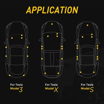 2x LED Automobilio Salono apšvietimui Tesla Model 3 S X 2019 2020 Reikmenys Itin ryškus Pakaitinio Automobilio Duris Lempos Balos Kamieno Šviesos