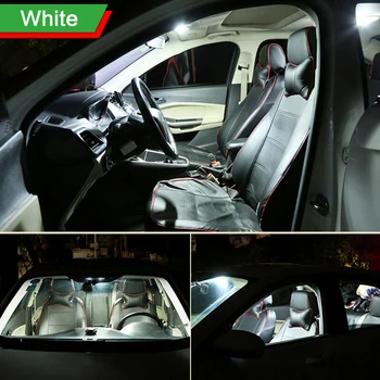 11pcs Automobilio LED Žibintai Interjero Dome Skaityti Kamieno Žibintas Toyota 4Runner 2016 2017 2018 2019 Priedai