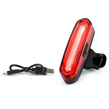 Ultra Ryškūs LED Dviračio Uodegos Šviesos, USB Įkrovimo Dviračių Galinis Žibintas, IPX6 Vandeniui ir Lengvai Įdiegti Šalmas Šviesos