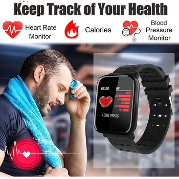 2020 Naujas Smart žiūrėti fitness tracker vyrams ir moterims *širdies susitraukimų dažnis* ekranas 1.54 colių IPS full touch screen, sporto žiūrėti