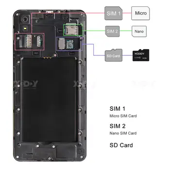 XGODY 3G, Android 1G 8G Atrakinti Mobiliuosius Telefonus, 5MP Kamera, mobilusis telefonas, Quad Core 5.5 colių GPS WiFi, Dual SIM 2020 S20 Lite