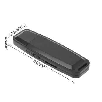 Mini 8GB USB 2.0 Diskui Pen Ratai Skaitmeninis už SPY Garso Diktofonas 
