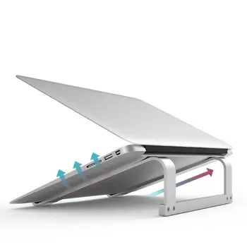 Aliuminio Lydinio Reguliuojamas Nešiojamas Stendas Sulankstomas Nešiojamas Laikiklis Kėlimo Aušinimo Turėtojas 11-17Inch MacBook Kompiuteris