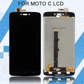 Catteny Už MotoRola Moto C LCD Su Touch Ekranas skaitmeninis keitiklis Asamblėjos 5.0 colių XT1750 XT1754 Ekranas XT1755 Lcd Ekranas Su Įrankiais