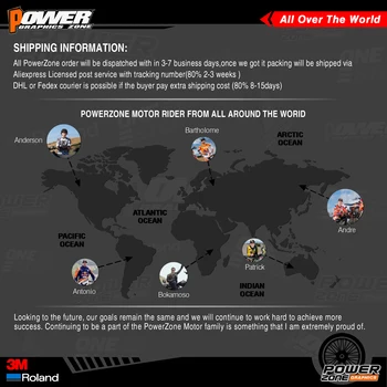 PowerZone Užsakymą Komanda Grafikos Fonas 3M Lipdukai Lipdukų Komplektas KTM SX SXF MX 07-10 WIKI XCW Enduro 08-11 125 iki 500cc 06