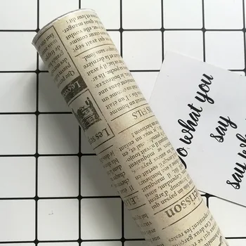 Namų Dekoro 3D PVC Retro laikraštis Sienų Lipdukai Nostalgiškas stiliaus tapetai lipnios Namų Dekoro Lipduko Kambarys