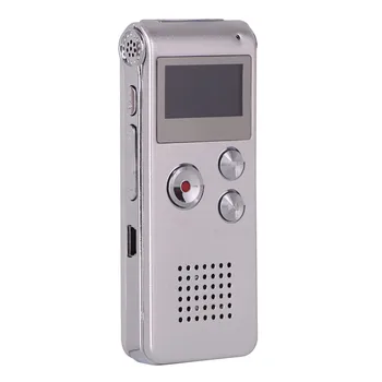 Įkrovimo N28 16GB 8GB Skaitmeninis Diktofonas 650Hr diktofoną, bet bodhis nenorėjo MP3 Grotuvas, USB Flash Palaiko MP3, WMA, ASF, WAV Muzikos Formatus