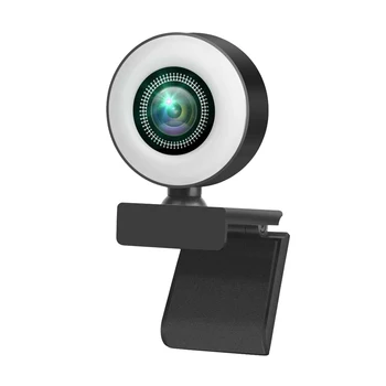 PC Web Kamera HD 1080P Kamera Kompiuteriui Su Mikrofonu-Live Transliacijos Vaizdo skambučius Konferencija Workcamara Užpildyti Šviesos Web Cam