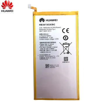 Originalus HB3873E2EBC 5000mAh Baterijos Huawei Mediapad X1 X2 7.0
