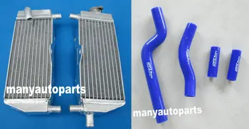 Aliuminio radiatoriaus& BLUE žarna Yamaha YZ250 YZ 250 1996-2001 1997 1998 1999 2000