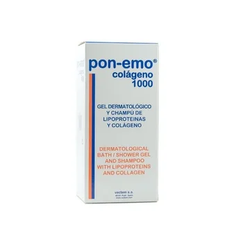 Pon-Emo kolageno, plaukų šampūnas, baltymų & kolageno, šampūnas, Želė, 1L, jautrios odos ir plaukų priežiūros gydymas