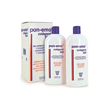 Pon-Emo kolageno, plaukų šampūnas, baltymų & kolageno, šampūnas, Želė, 1L, jautrios odos ir plaukų priežiūros gydymas