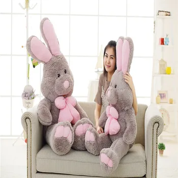Milžinišką Mielas Costco Amerikos Didelis Triušis Įdaryti Bunny Lėlės, Pliušiniai Gyvūnų Ilgas Ausis, Žaislai Vaikams Mergaitėms