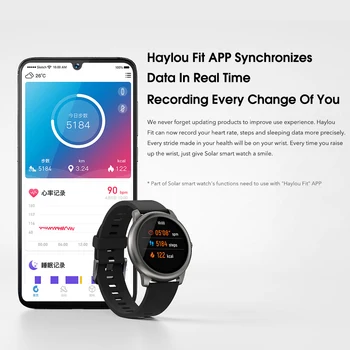 XiaomiYoupin Haylou Saulės LS05 Smartwatch Širdies ritmo Miego Stebėti IP68 Vandeniui 30 Dienų Laukimo Pasaulio Versija Originalas