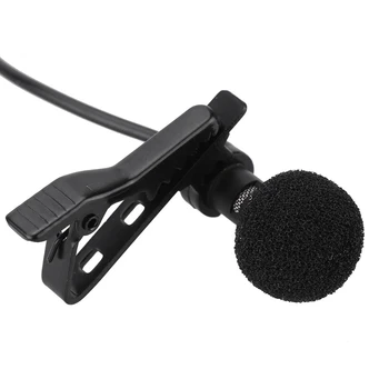 EY-510A Mini Laidinis Mikrofonas Mic Nešiojamų/Clip-on Atvartas Lavalier/Hands-Free/3.5 mm Jack Kondensatorius 
