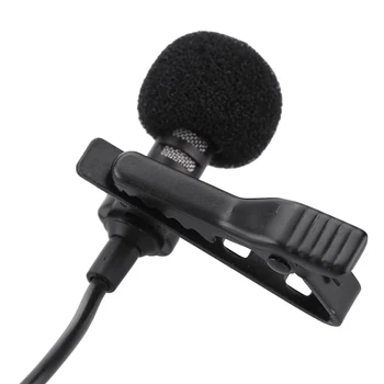 EY-510A Mini Laidinis Mikrofonas Mic Nešiojamų/Clip-on Atvartas Lavalier/Hands-Free/3.5 mm Jack Kondensatorius 