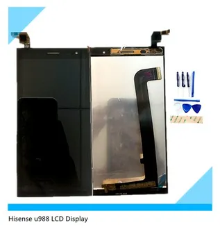 Originalą Hisense u988 LCD Ekranas+ Touch Ekranas Asamblėjos Pakeitimas Nemokamas pristatymas+įrankiai