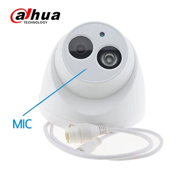 Originalus Dahua IP vaizdo Kamera IPC-HDW4431EM-ASE 4MP su PoE Mic Micro SD Kortelės Naktį Vesion IR 50M IP67 H. 265 CCTV Saugumo Camara
