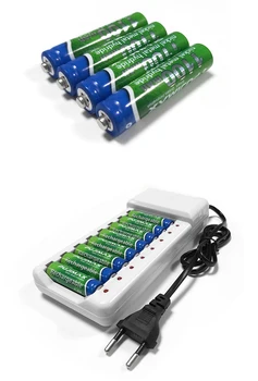 VOXLINK Baterijos Kroviklis protingas 8slots ES kabelis AA/AAA Ni-Cd Įkrovimo Baterijas nuotolinio valdymo pultas mikrofonas kamera