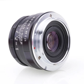 RISESPRAY 35mm f/1.7 APS-C didelę diafragmą Objektyvas NEX FX M4/3 NIKON1 EOSM Mirroless Fotoaparatas