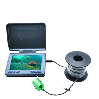 30m 154lb Žvejybos vaizdo Kameros Kabelis Povandeninį Fotoaparatą Duomenų HD SD Perdavimo Linijos Su Ausinių Kištukas 3,5 mm Žuvų Spręsti Pesca Įrankiai
