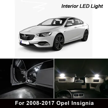 12x Balta Klaida nemokamai 2008-2016 2017 Vauxhall Opel Insignia Sedanas Universalas Sedanas Sporto G09 LED Vidaus apšvietimo Rinkinys